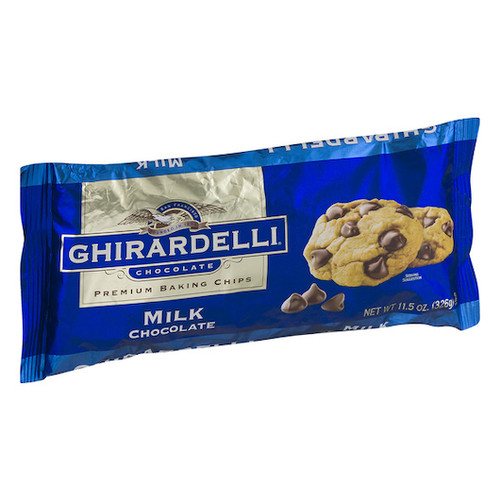 Ghirardelli Milk Chocolate Chips, 11.5 Ounces, 12 Per Case
